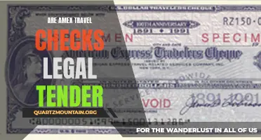 Are American Express Travel Checks Considered Legal Tender?