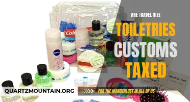 Understanding Customs Tax for Travel Size Toiletries: What You Need to Know