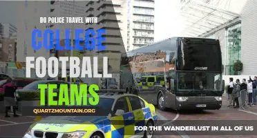The Connection Between Police and College Football Teams: Exploring Travel Arrangements