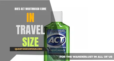 Exploring the Convenience of Travel-Sized ACT Mouthwash