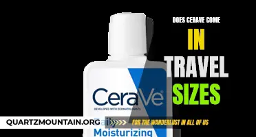 Exploring the Travel-Friendly Options: Does CeraVe Come in Travel Sizes?