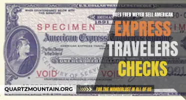 Exploring the Traveler's Check Options at Fred Meyer: Can You Find American Express?