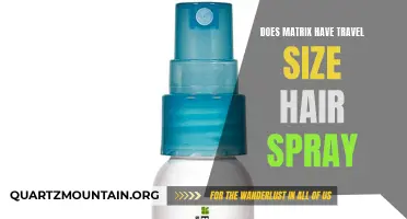 Exploring the Availability of Matrix Travel Size Hair Spray