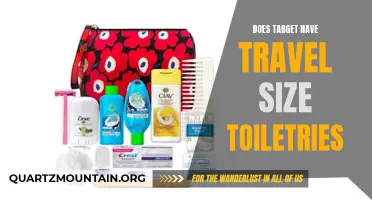Exploring the Convenience: Target's Availability of Travel Size Toiletries