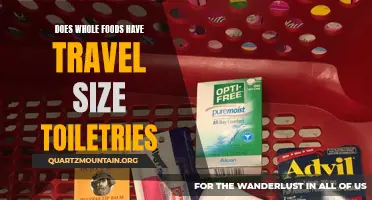 The Convenience of Travel Size Toiletries at Whole Foods
