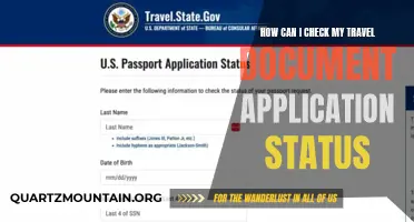 A Step-by-Step Guide on How to Check the Status of Your Travel Document Application