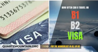 Exploring the Frequency of Traveling on a B1/B2 Visa