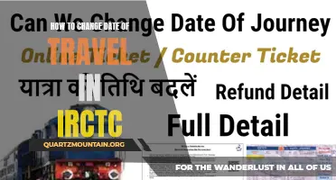 A Guide on How to Change the Date of Travel in IRCTC