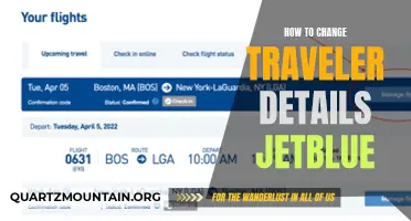 A Step-by-Step Guide on Changing Traveler Details for JetBlue