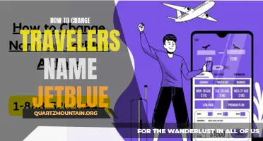 A Step-by-Step Guide on Changing the Traveler's Name with JetBlue