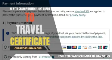 Converting United Airlines Flight Credit to a Travel Certificate: A How-to Guide