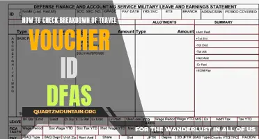A Guide on How to Check the Breakdown of Travel Voucher ID DFAS
