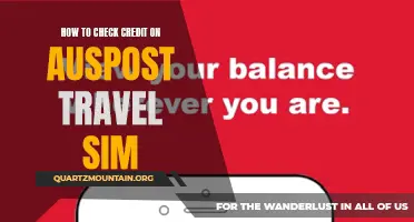 A Step-by-Step Guide on How to Check Credit on AusPost Travel SIM