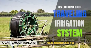 Determining the Size of a Traveling Irrigation System: A Comprehensive Guide