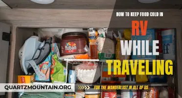 Tips for Keeping Food Cold in an RV While Traveling