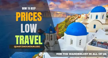 Strategies for Keeping Travel Prices Low