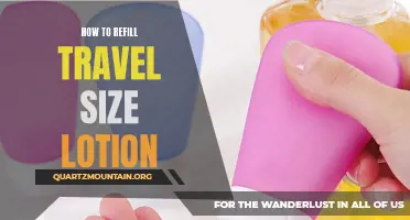 Refill Tips: How to Refill Travel Size Lotion for On-the-Go Moisturization