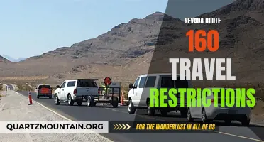 Nevada Route 160: Unraveling the Travel Restrictions and Regulations You Need to Know