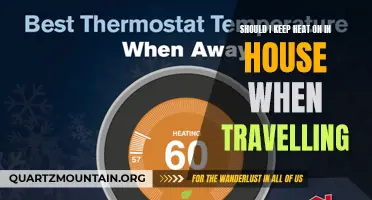 Should You Keep the Heat On in Your House When Traveling?