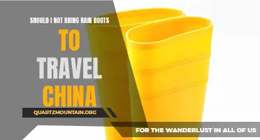 Should I Leave Rain Boots Behind When Traveling to China?
