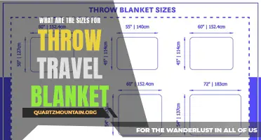 Blanket Sizes: A Guide to Finding the Perfect Travel Throw