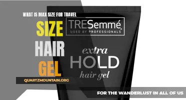 The Ultimate Guide to Maximizing Travel Space with Hair Gel Size Restrictions