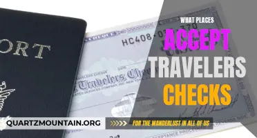 Exploring Traveler's Checks: Discovering the Accepted Places