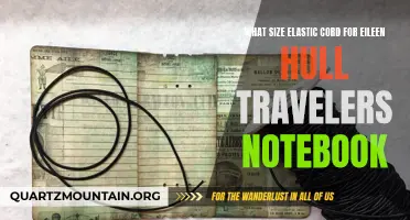 Choosing the Right Size Elastic Cord for Your Eileen Hull Traveler's Notebook