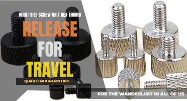 Choosing the Right Size Screw for your Travel T-Rex Thumb Release