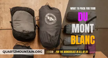 Essential Items to Pack for Tour du Mont Blanc: A Comprehensive Guide