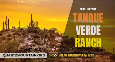 What to Pack for a Vacation at Tanque Verde Ranch