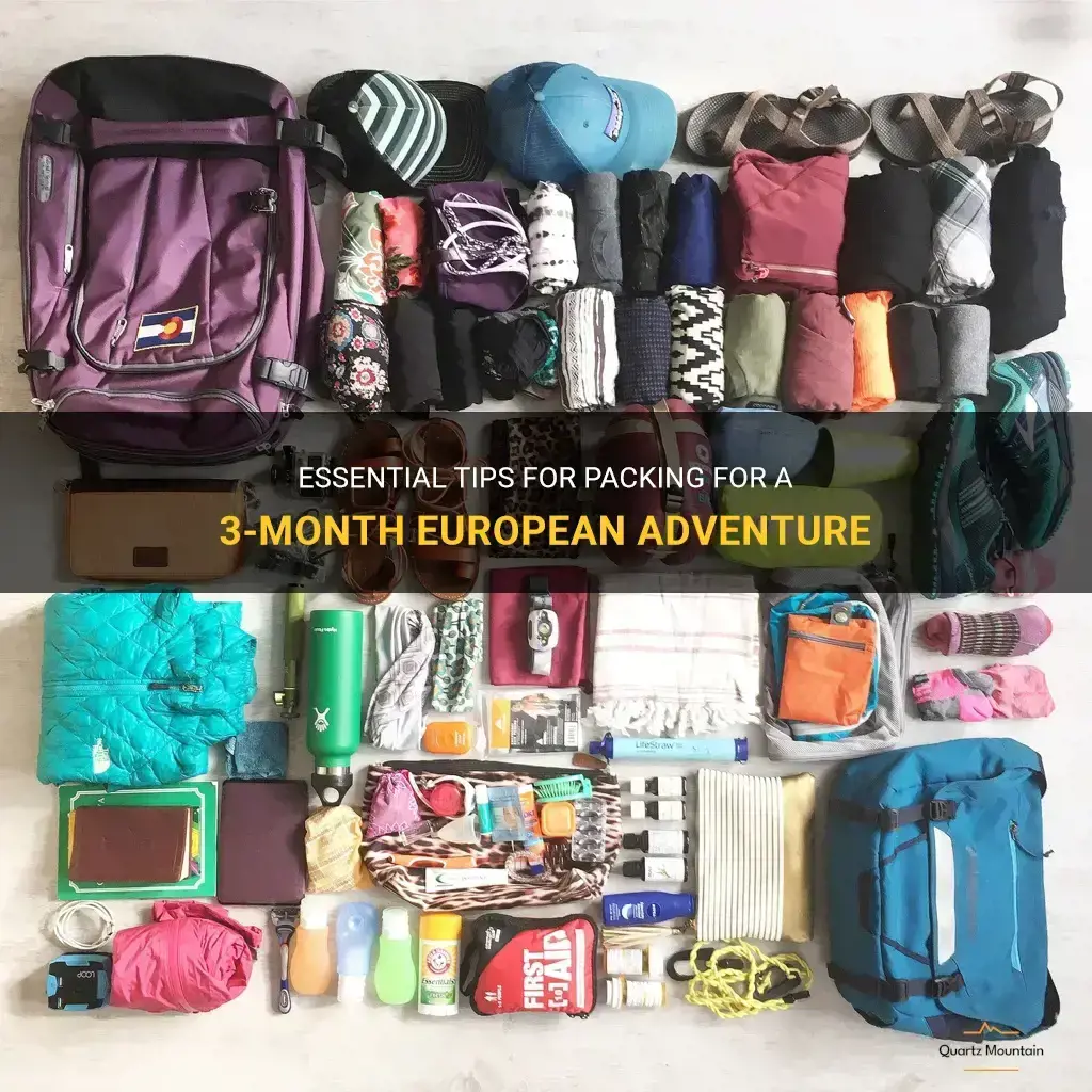 3 months in europe what to pack