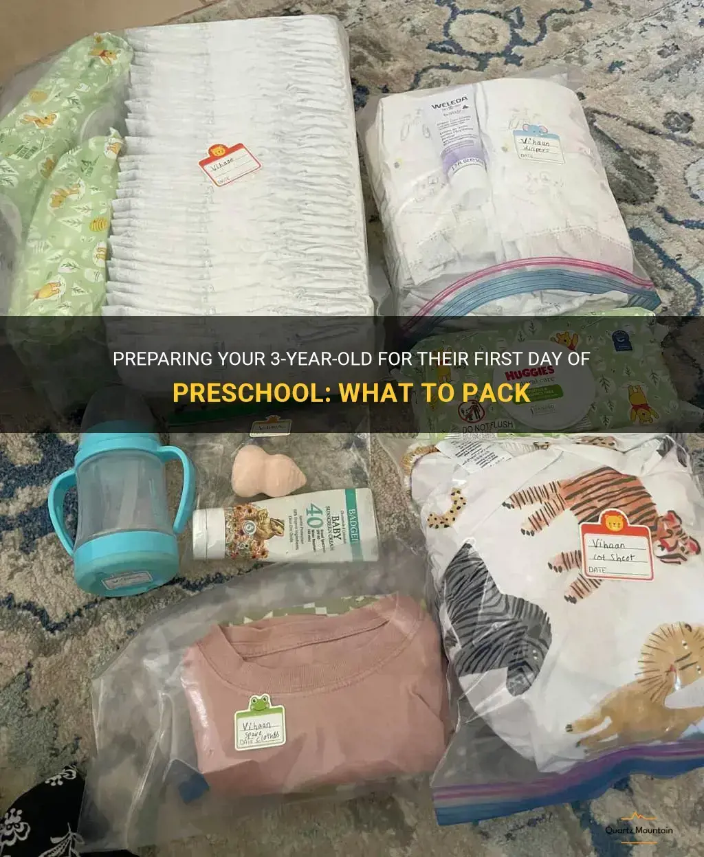 3 year old first day of preschool what to pack