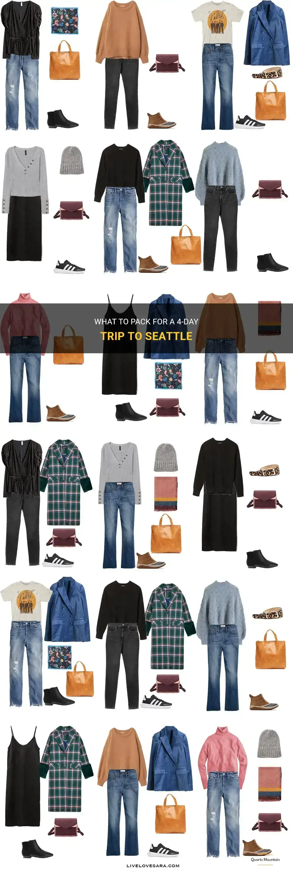 4 day trip to seattle what to pack