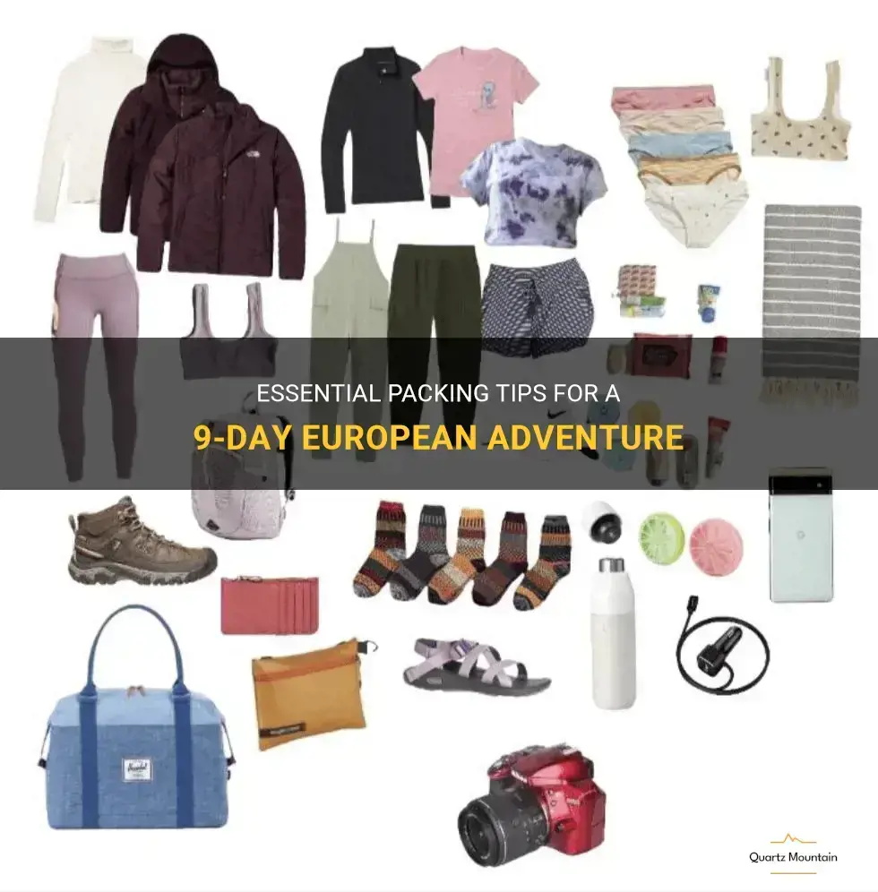 9 days in europe what to pack