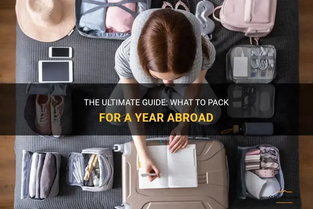 a year abroad what to pack