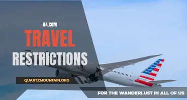 Understanding the Travel Restrictions on Aa.com: What You Need to Know
