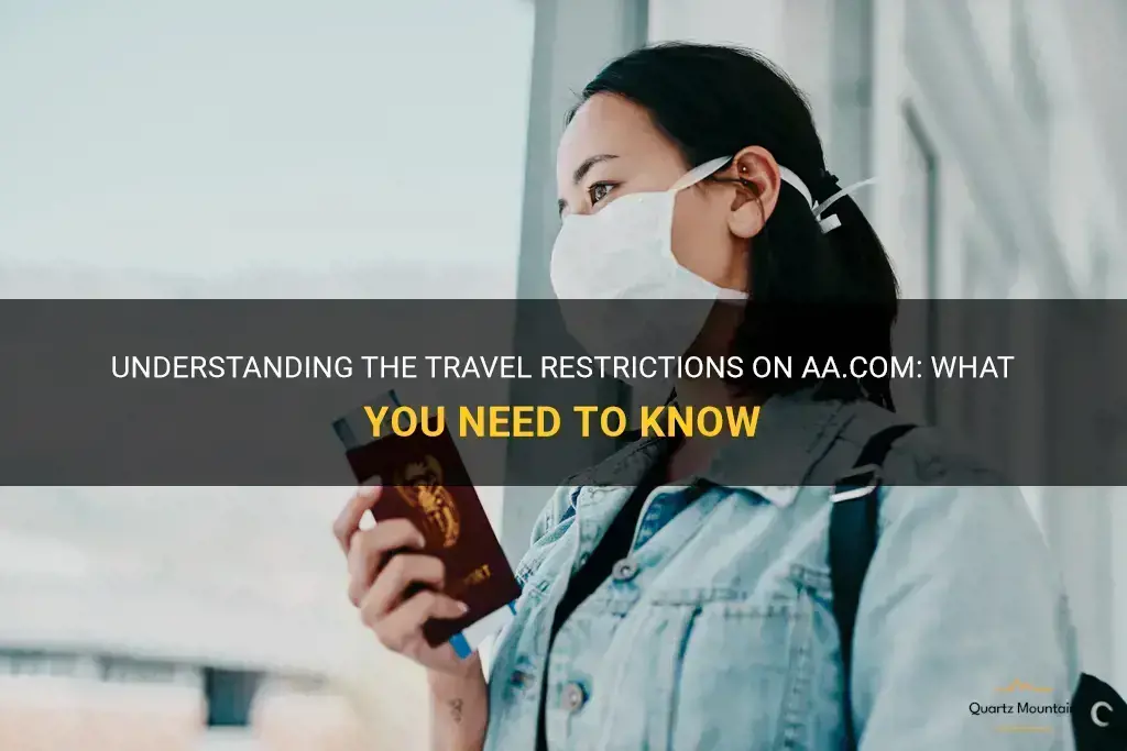 aa.com travel restrictions