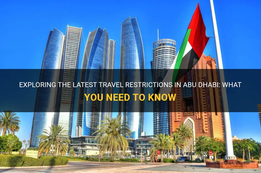 abudhabi travel restrictions