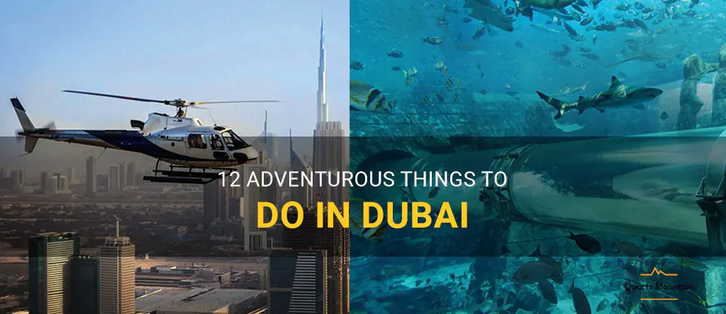 adventurous things to do in dubai