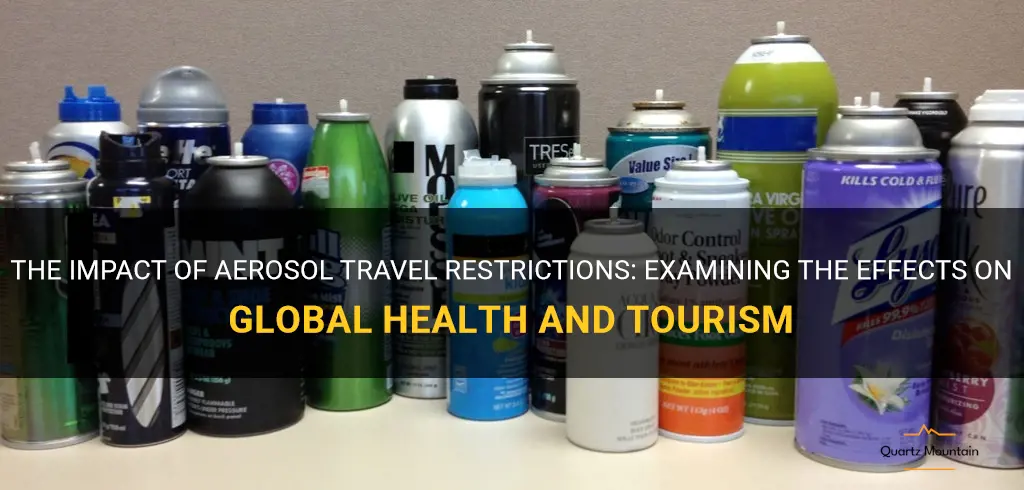 aerosol travel restrictions