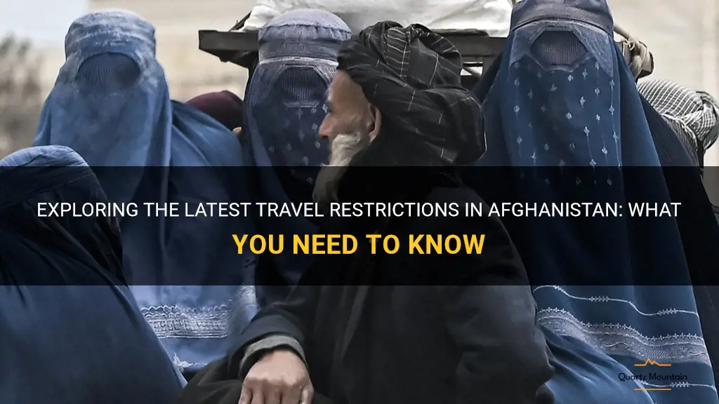 afghanistan travel restrictions