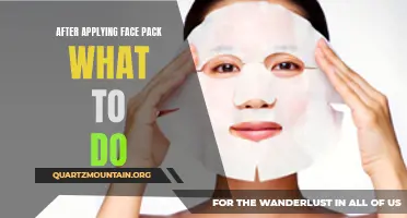 Tips for What to Do After Applying a Face Pack