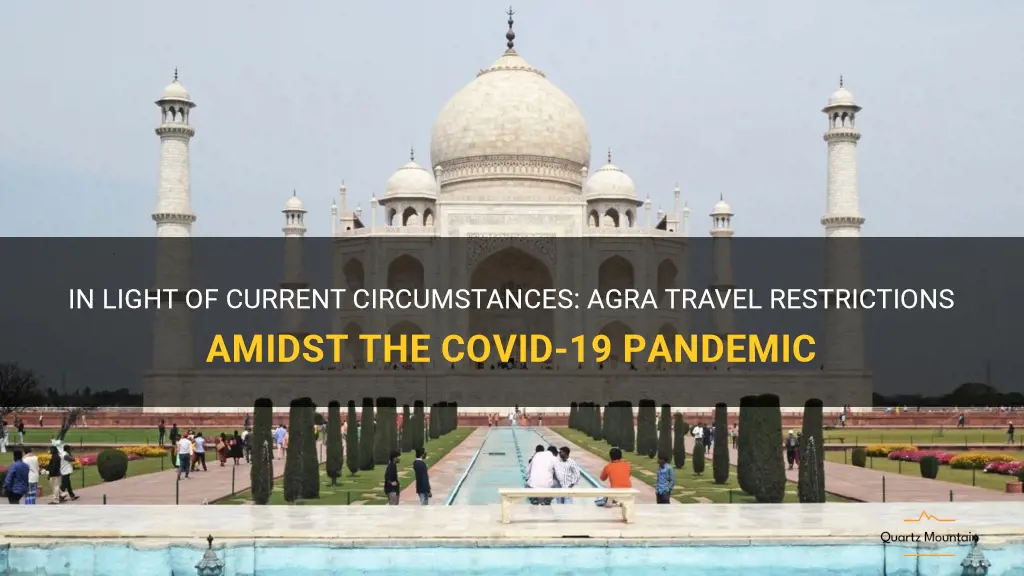 agra travel restrictions