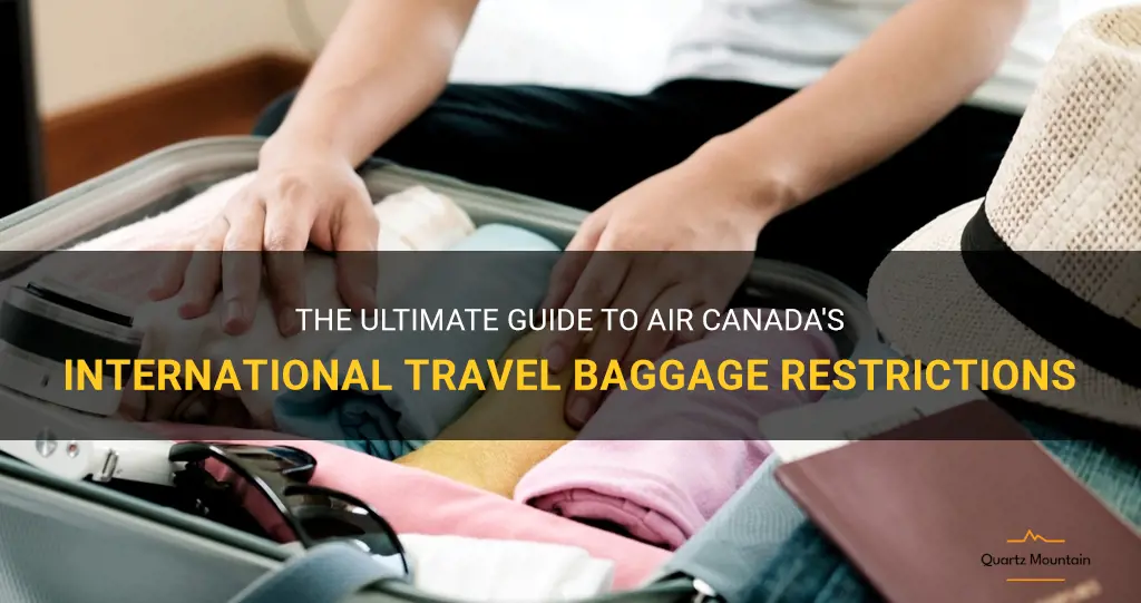 air canada international travel baggage restrictions