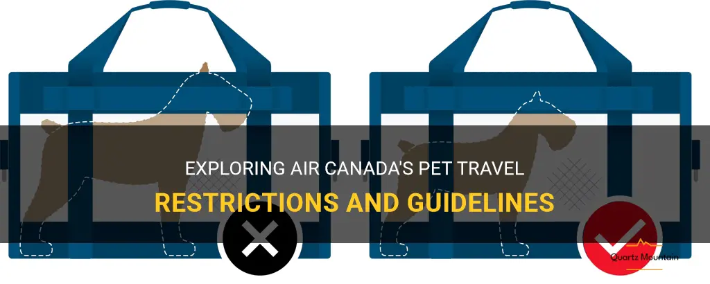 air canada pet travel restrictions
