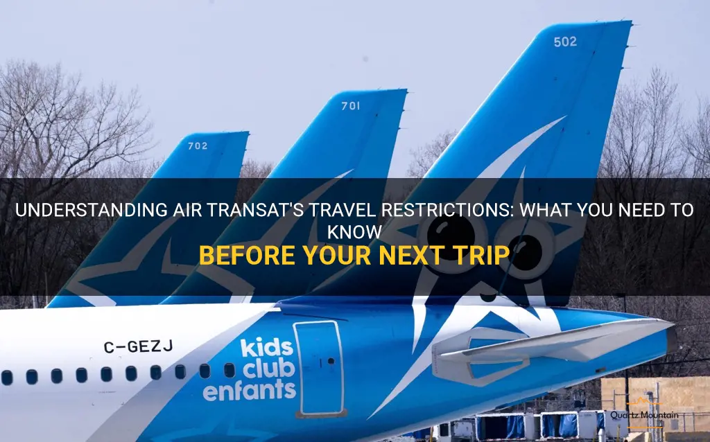 air transat travel restrictions