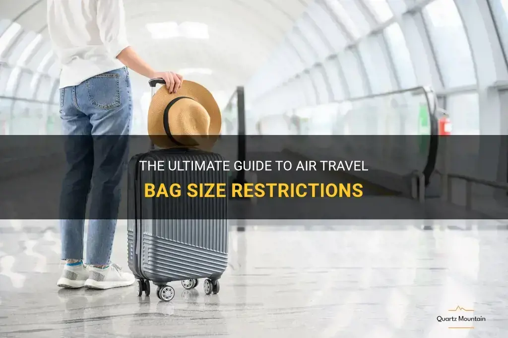air travel bag size restrictions