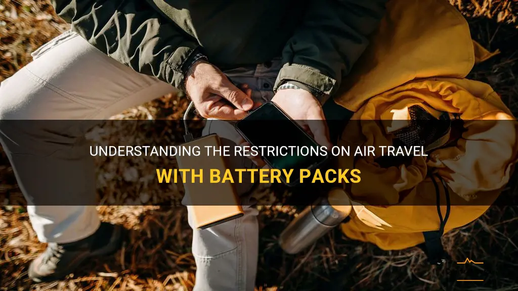 air travel battery pack restrictions