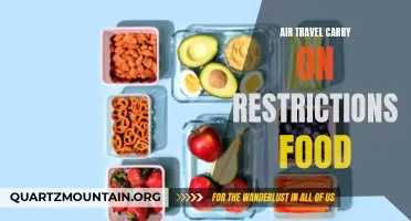 Navigating Air Travel: A Guide to Carry-On Restrictions for Food Items